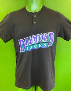 MLB Arizona Diamondbacks Majestic #1 Henley Collar T-Shirt Men's X-Large - Picture 1 of 3