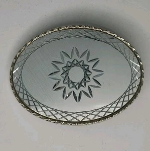 Vintage Star Engraved 3 1/2 Inch Western Belt Buckle Clean Bright Pre-Owned - Picture 1 of 2