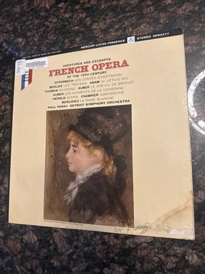 French Opera Overtures Paul Paray Detroit Symphony – Mercury SR90377 Promo LP - Image 1 of 4