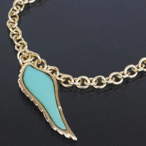 GARRARD Turquoise Bracelet K18YG 9g Yellow Gold E1873 - Picture 1 of 8