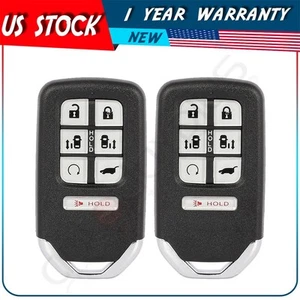 2 Remote Car Key Fob for Honda Odyssey 2018 2019 2020 72147-THR-A21 7 Buttons - Picture 1 of 12