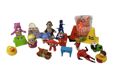 Лот из 21 BK Disney McDonald's Kids еда игрушки Shopkins Pixar Taz уход медведь - Изображение 1 из 4