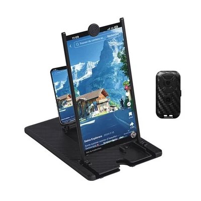 Portable 12inch 3D HD Screen Magnifier with Remote for Movies and Games - Image 1 of 4