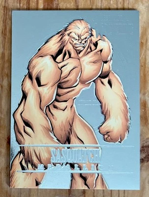 2022 Fleer Ultra Wolverine Silver Medallion - SASQUATCH M-41 Mint Chase Card! - Image 1 of 2
