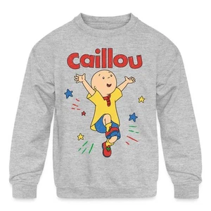 Caillou As A Drawn Design Kids' Crewneck Sweatshirt - Picture 1 of 13