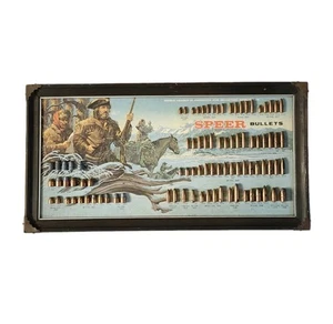 Vintage Speer Bullets Lewis & Clark Bullet Display - Picture 1 of 10