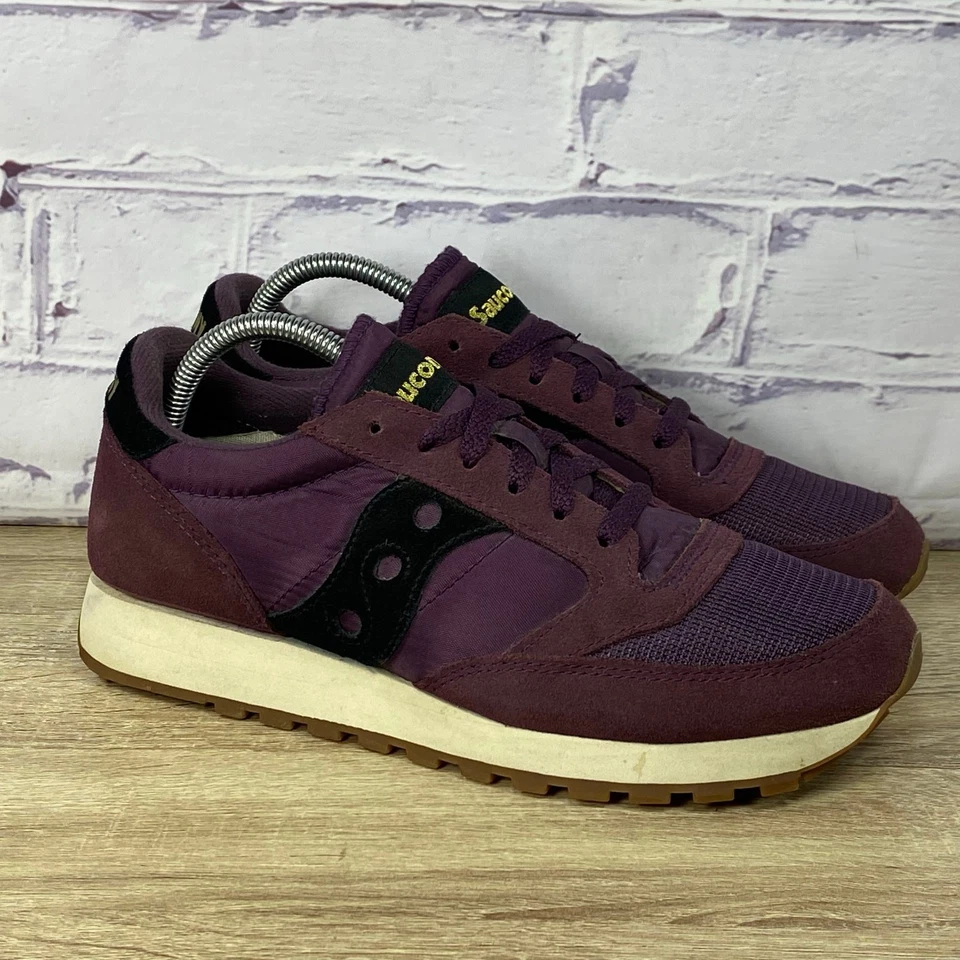 Saucony Jazz Original Vintage Purple Gum Sneakers Men's Size 8.5 Retro Suede - Image 1 of 4