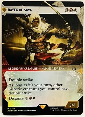 Bayek of Siwa (Showcase) -#142-MTG- Universes Beyond: Assassin's Creed-FOIL-NM - Image 1 of 2