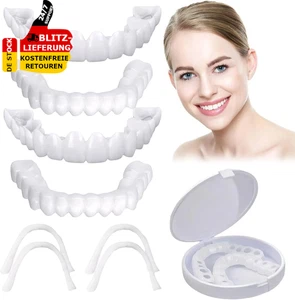 4 PCS Zahnblende Zum Aufstecken Zähne Zum Aufstecken Zahnersatz Zum Aufstecken - Bild 1 von 7