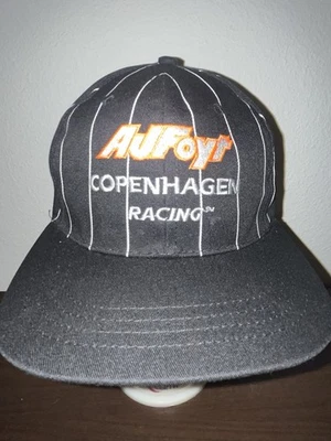 Gorra de colección Copenhagen con tirantes negra a rayas AJ Foyt Racing Indy para hombre Foto 1 de 4
