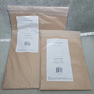 MISEN Parchment Paper Sheets Precut 200 Pcs (100 Half + 100 Quarter) FREE SHIP - Picture 1 of 3