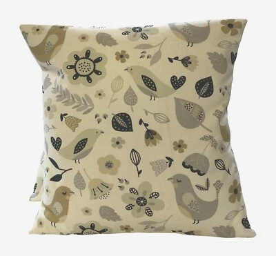 2 x 16” Scandi Style Dalarna Charcoal Cushion Covers - Image 1 of 4