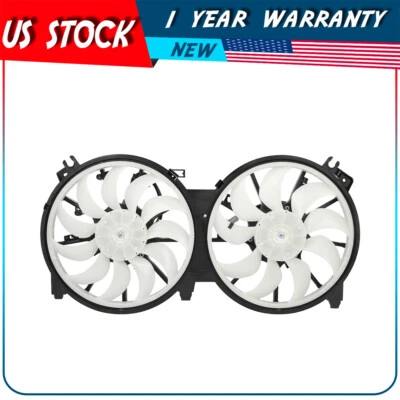 Conjunto de ventilador condensador radiador eléctrico para Nissan Máxima 2009 2010 2011-2014 Foto 1 de 4