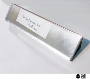 Wilkens portafoto in metallo e plexiglas portaritratti design 1970s - Imagen 1 de 8
