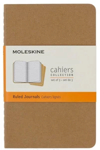 Cahier Journal, Soft Cover, Large (5" x 8.25") Ruled/Lined, Black, 80 Pages (... - Picture 1 of 1