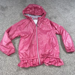 AZ NEXT pink Jacket Shower Resistant Lightweight Hooded 8 Years - Picture 1 of 10