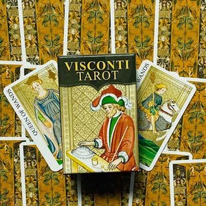 Raro Juego de Mini Cartas del Tarot Visconti - Baraja Antigua con Envío Gratis! - Imagen 1 de 6