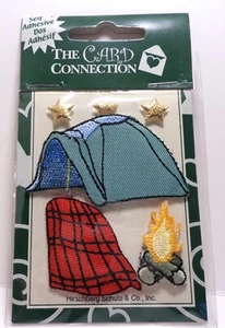 THE CARD CONNECTION: Camping 3D Stickers (NEW) - Picture 1 of 2