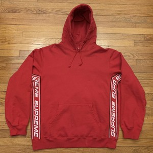 supreme sudadera roja