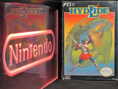 Nintendo NES Hydlide NIB Brand New in Original Box Factory Sealed Excellent RARE - Image 1 of 4