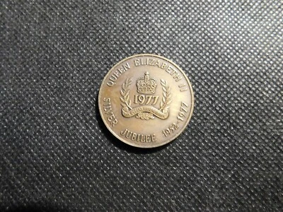 1977 ONTARIO CANADA SILVER JUBILEE MEDAL!   e1090UQC - Image 1 of 4