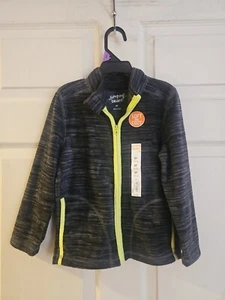 JUMPING BEANS SPACE DYE FLEECE FULL ZIP JACKET: GRAY: NEW WITH TAGS: SIZE 5T - Picture 1 of 4