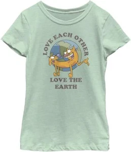 Nickelodeon Catdog Cat Dog Earth Girls Short Sleeve Tee Shirt, Mint, Small - Picture 1 of 1