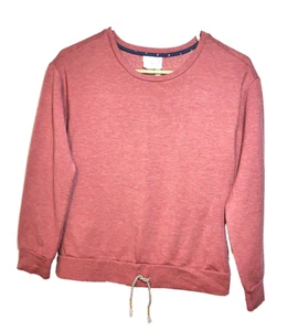 435 Matilda Jane Joanna Gaines Girls MauveCrew Neck Sweatshirt Faux Tie Size 14 - Picture 1 of 8