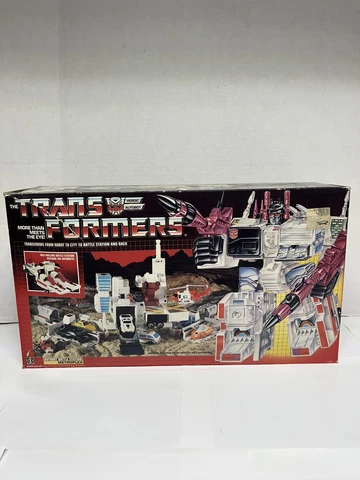 Vintage 1985 Transformers G1 Autobot Battle Station Metroplex 100 % complete Cover