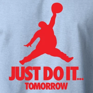 SÓLO HAZLO... MAÑANA Camiseta Funny Jumpman Jordan Air Parody S-6X Gildan Tee - Imagen 1 de 14