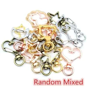 10pcs Cat Heart Snap Hook Trigger Clips Buckles For Keychain Lobster Lobster new - Picture 1 of 85