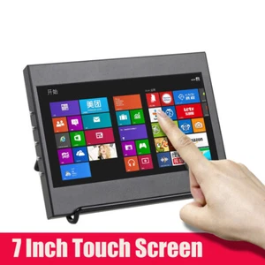 7" IPS Touch Screen with Case USB/HDMI forPi 4B 3B+ for Raspberry Pi Screen - Picture 1 of 12