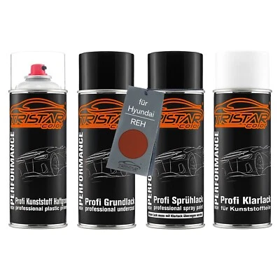 Autolack Spraydosen Set für Kunststoff für Hyundai REH Sienna Orange Metallic - Bild 1 von 4