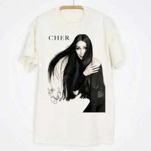 New Rare Cher 2020 Tour Signed Gift For Fan White All Size Unisex Shirt - Picture 1 of 3