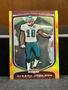 DESIRANTE JACKSON 2009 Bowman Chrom GOLD Refraktor #91 Philadelphia Eagles/50 - Bild 1 von 2