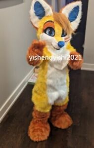 Children Fursuit Furry Lion mascot party costume walking Halloween suit @378