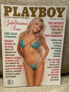 Playboy Magazine December 1991 Playmate Wendy Hamilton, Carl Sagan, Joe Pesci - Picture 1 of 2