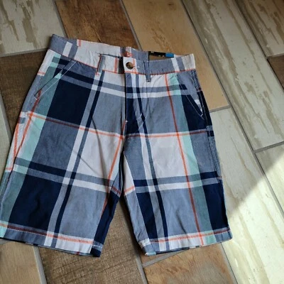 Pantalones cortos Docker's a cuadros para niño talla nuevo con etiquetas 10 NUEVO Azul Marino/Blanco Foto 1 de 2