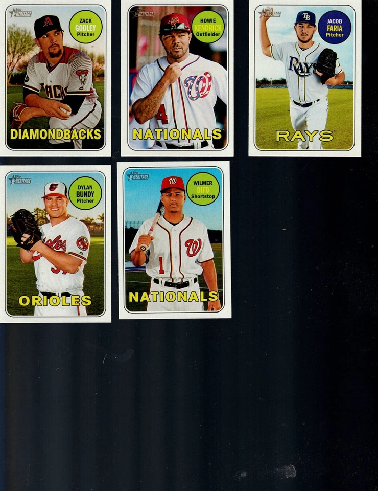 2018 TOPPS HERITAGE Baseball 251-500 BUY MORE SAVE MORE - Image 1 of 1