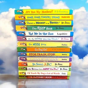 Bright and Early Board Book Lot of 14 Small Dr Seuss Board Books 6”x 4” - Picture 1 of 16