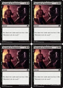 MTG - 4x SUCCUMB TO TEMPTATION - Eldritch Moon (C) - Picture 1 of 1