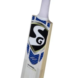 SG THUNDER PLUS KASHMIR WILLOW CRICKET BAT SIZE 4 FREE COVER LONG PLAY - Picture 1 of 8