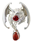 Collier pendentif Fafnir, Anne Stokes, argent 925 dragon mythique fantaisie magique