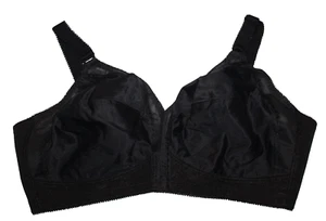 Playtex 5213 Black 44D Full Figure Wireless Bra - Picture 1 of 6