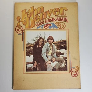 John Denver Back Home Again 1974 Sheet Music and Lyric Book with Photos - Picture 1 of 5
