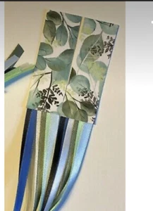 4 Tranquil Leaves 6 ribbons 1/4” bookmark for Books Bible Journals Buy3📫FREE - Picture 1 of 9
