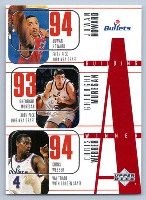 Upper Deck Juwan Gheorghe Chris #164 Washington Bullets 1996 Foto 1 de 2