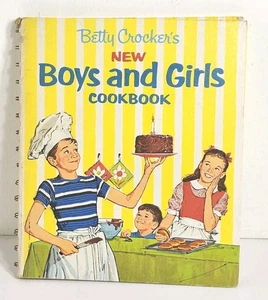 Vintage 1965 Betty Crocker's New Boys & Girls Cookbook HB 1. Auflage 3. Druck BESCHÄDIGUNG - Bild 1 von 6
