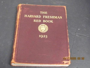 1923 HARVARD FRESHMAN RED BOOK, CAMBRIDGE, MASSACHUSETTS - Picture 1 of 12