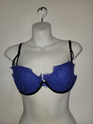 Frederick's of Hollywood Bra Womens Size ( L ) Lace Purple  - Image 1 of 4